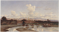 CC 044
<br/>
Oosters landschap
<br/>
<em>Chantal, Louis (1822-1899)</em>